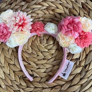 Floral Minnie Mouse Ears Headband